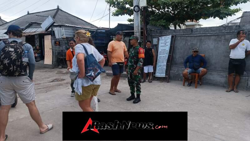 Libur Panjang, Koramil Nusa Penida Perketat Pengamanan Di Pelabuhan