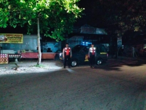 Ciptakan Lingkungan Aman, Patroli Subuh Polsek Abiansemal Digelar Rutin