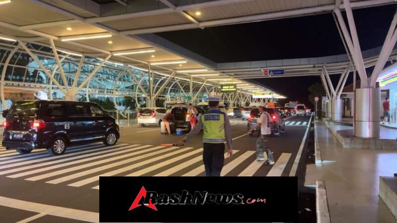 Polres Bandara Ngurah Rai Perketat Pengaturan Lalu Lintas di Terminal Internasional