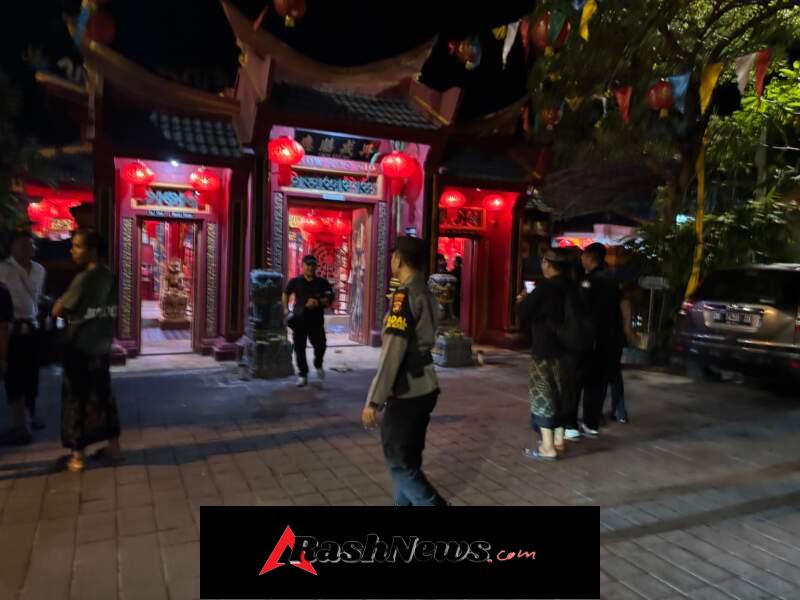 Patroli Sambang Malam Tahun Baru Imlek 2026, Polsek Kuta Selatan Sambangi Konco Chao Eng Bio Tanjung Benoa
