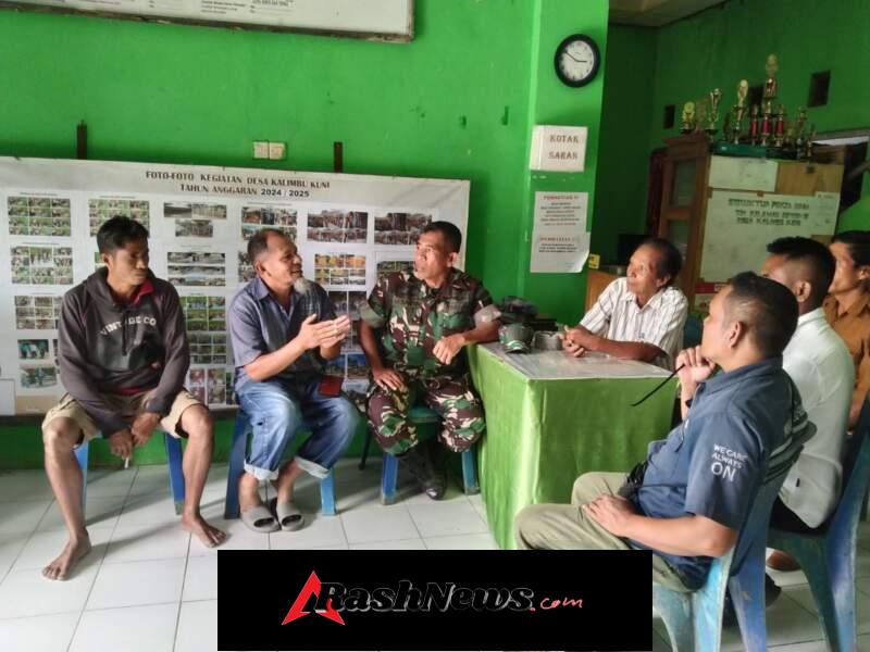 Jaga Sinergi, Babinsa Loli Komsos Dengan Perangkat Kelurahan