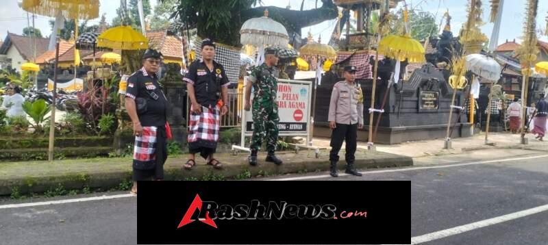 Soliditas Aparat & Pecalang, Wujudkan Keamanan Kegiatan Keagamaan