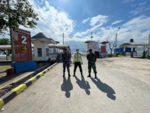 Serda Lalu Nasrul Wijaya Laksanakan Pengamanan, Situasi Pelabuhan Poto Tano Kondusif