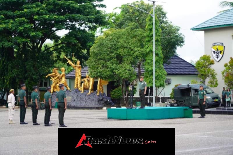 Korem 161/Wira Sakti Gelar Upacara 17-an Februari 2026, Teguhkan Profesionalisme dan Kesiapsiagaan Prajurit