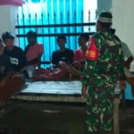 Ronda Malam Jadi Upaya Preventif Babinsa Nusa Jaya