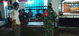 Ronda Malam Jadi Upaya Preventif Babinsa Nusa Jaya