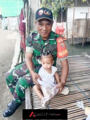 Program MBG di Seteluk Berjalan Lancar, Babinsa Pastikan Tepat Sasaran