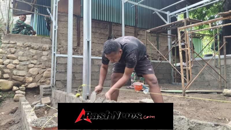 Sinergi Yonarmed 12 Kostrad dan Komunitas Sant’Egidio Wujudkan Rumah Layak bagi Warga Belu