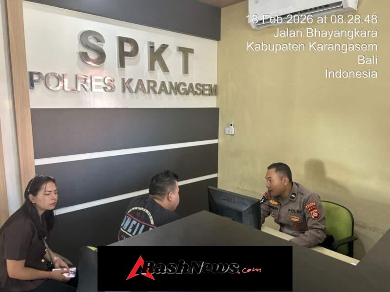 Kedepankan Humanis, Petugas SPKT Polres Karangasem Berikan Pelayanan Cepat Surat Kehilangan