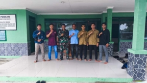 Danramil 1614-03/Huu Perkuat Sinergi dengan SPPG di Kecamatan Huu