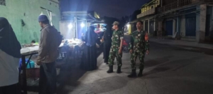 Wujudkan Ketentraman Dimalam Hari, Babinsa Koramil Pratim Gelar Patroli Rutin