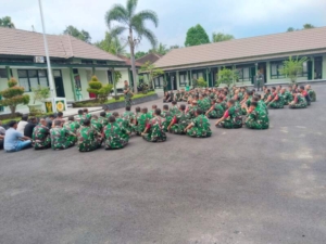 Jam Komandan, Dandim 1623/Karangasem tekankan kedisiplinan kepada seluruh Prajurit dan PNS
