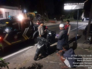 Patroli Subuh UKL Polsek Mengwi Susuri Jalur Utara, Antisipasi Gangguan Kamtibmas