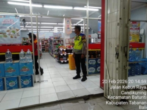 KRYD dan Blue Light Patrol Polsek Baturiti, Pastikan Situasi Malam Hari Tetap Kondusif