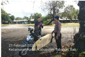 Satpolairud Polres Tabanan Intensifkan Patroli Pesisir di Pantai Kedungu
