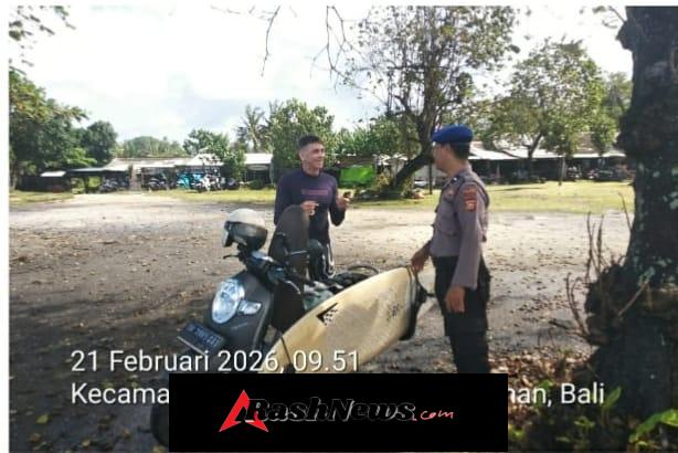 Satpolairud Polres Tabanan Intensifkan Patroli Pesisir di Pantai Kedungu