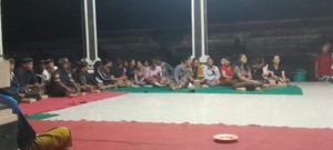Bhabinkamtibmas Desa Apuan Bersama Unit Intelkam Amankan Reses Ketua DPRD Kabupaten Tabanan di Bale Banjar Adat Kambangan