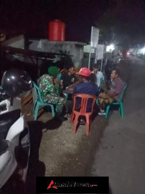 Koramil 1628-03/Seteluk Tingkatkan Patroli Malam Demi Menjaga Keamanan Wilayah