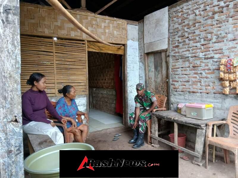 Babinsa Desa Lama Ajak Warga Jaga Kamtibmas Secara Bersama