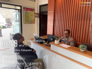 Berikan Pelayanan Cepat, SPKT Polsek Bebandem Terbitkan Surat Kehilangan STNK Milik Warga Bungaya