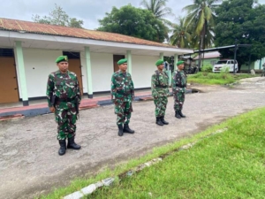 Kodim 1603/Sikka Tingkatkan Disiplin Melalui Upacara Bendera