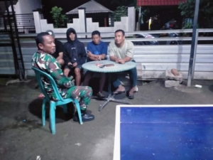 Koramil 1628-03/Seteluk Intensifkan Patroli Malam, Wujudkan Situasi Aman dan Kondusif