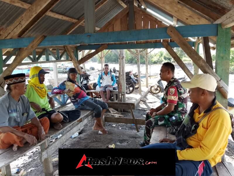 Koptu Syarif Awaludin Edukasi Nelayan Jaga Keselamatan dan Kamtibmas