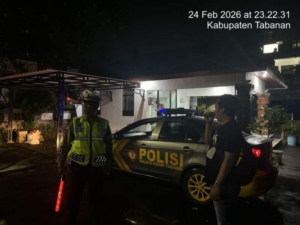 Polsek Kediri Tingkatkan Pelaksanaan Patroli Barcode Malam Hari Saat Bulan Ramadhan