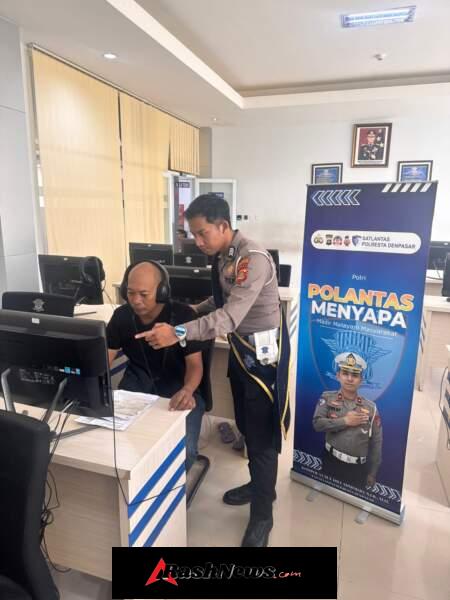 Polantas Menyapa, Pelayanan Humanis Satlantas Polresta Denpasar Hadir Lebih Dekat untuk Masyarakat