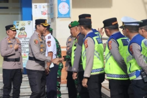 Jelang Ramadhan, Polres Karangasem Gelar Apel Siaga Kamtibmas Bareng TNI dan Instansi Terkait