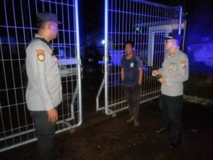 Patroli Malam Atensi Obvek Vital, Polsek Kawasan Pelabuhan Benoa Laksanakan Pengamanan