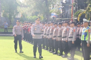 Apel Siaga Kamtibmas Jelang Ramadhan 1447 H, Polres Klungkung Perkuat Sinergi Pengamanan.