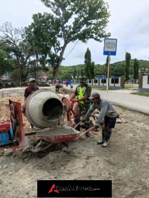 Pendampingan Babinsa Pastikan Kualitas Pembangunan KDKMP di Lobalain