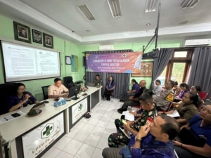 Perkuat Sinergi Dan Kolaborasi Lintas Sektoral Tingkatkan Kesehatan masyarakat, Kopka Kadek Parta Hadiri Lokakarya Mini UPTD Puskesmas Nusa Penida III