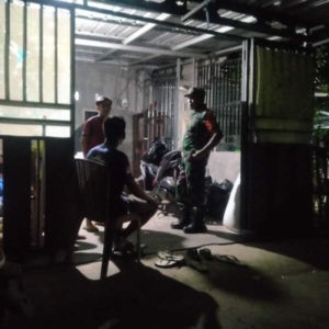 Babinsa dan Warga Pekat Jaga Malam, Rawat Rasa Aman Bersama