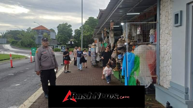 Polsek Kuta Selatan Sambangi Obyek Wisata Garuda Wisnu Kencana, Pastikan Keamanan dan Kelancaran Lalin