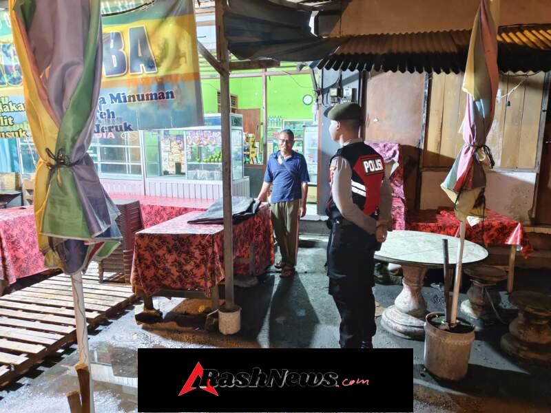 Polsek Dawan Laksanakan Patroli Subuh, Amankan Aktivitas Sahur Warga di Kampung Kusamba