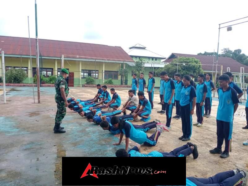 Bentuk Generasi Sehat dan Disiplin, Kodim 1613/Sumba Barat Hadir di Tengah Pelajar