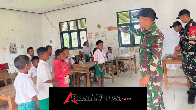 Yonarmed 12 Kostrad Perkuat Pendidikan Karakter Siswa Fohululik