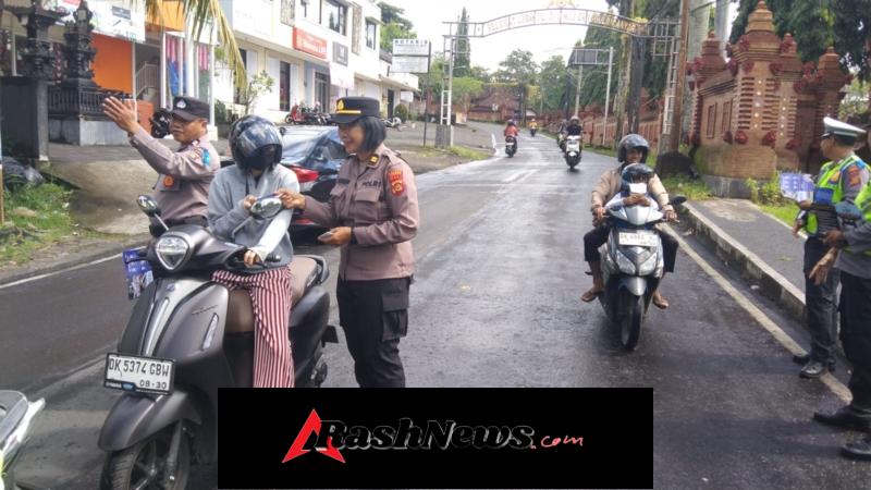 Satgas Preemtif Polres Tabanan Gencarkan Binluh Ops Keselamatan Agung 2026 di Wilayah Kediri