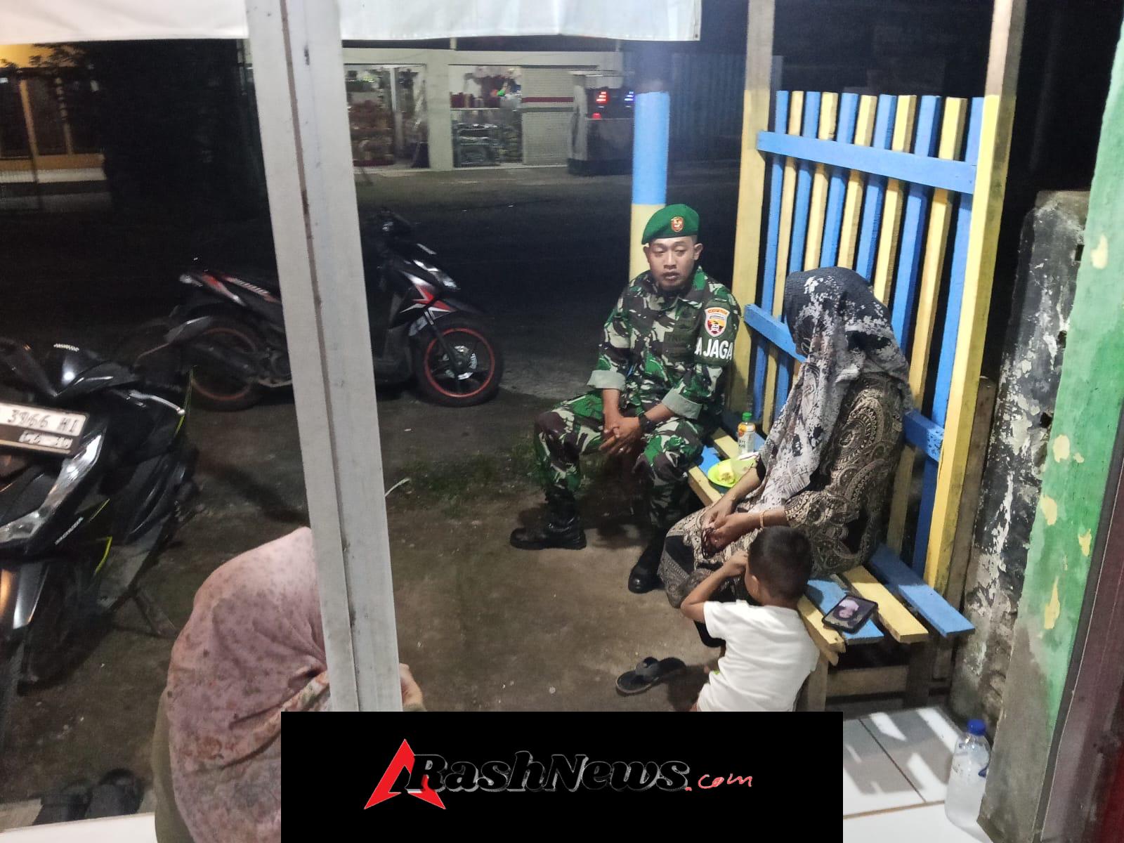 TNI Ajak Warga Jereweh Tingkatkan Kepedulian Terhadap Keamanan Lingkungan