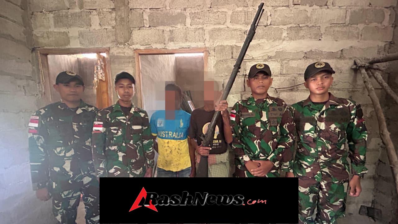 Kedekatan TNI dan Warga, Yonarmed 12 Kostrad Terima Penyerahan Senjata