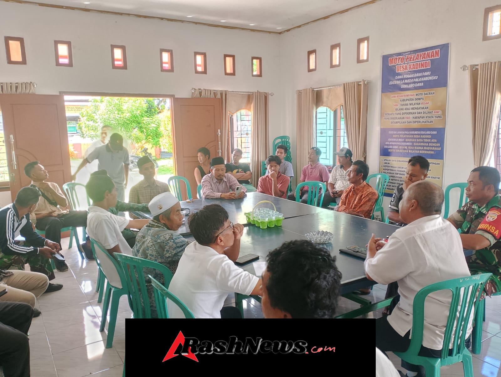 Serda Sukrin Ajak Pemerintah Desa Kadindi Atasi Persoalan Sampah