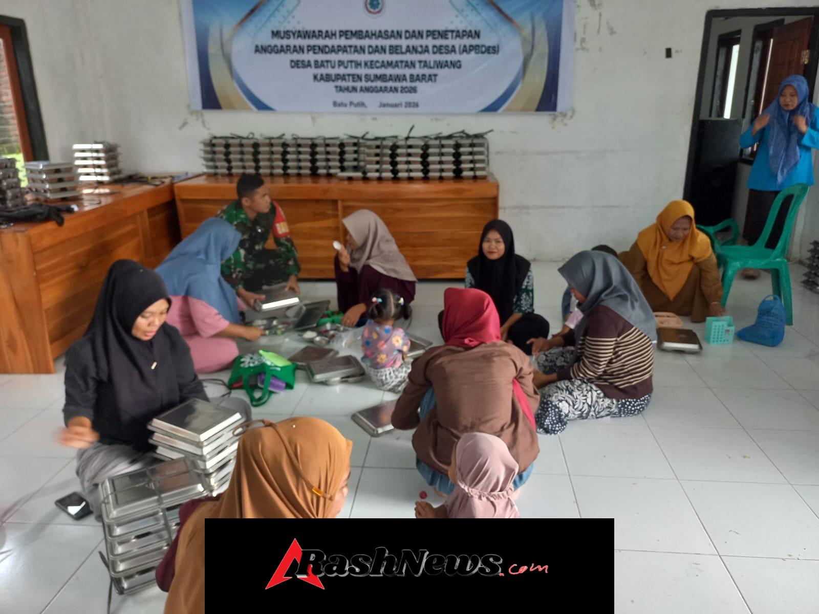 Makan Bergizi Gratis di Batu Putih, Babinsa Aktif Kawal Asupan Gizi Anak
