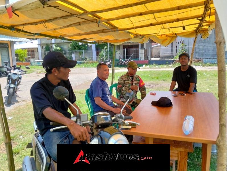 Sinergi dengan Masyarakat, Babinsa Jereweh Jaga Kondusivitas Wilayah