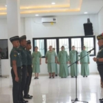 Usai Pendidikan Secaba Reg, Tiga Personel Kodim 1630/Mabar Alih Golongan dan Pindah Satuan