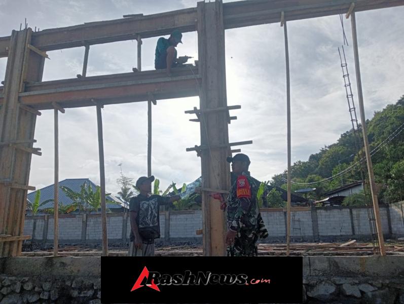 Koramil 1628-05/Jereweh Kawal Pengelolaan Koperasi Merah Putih Desa Beru