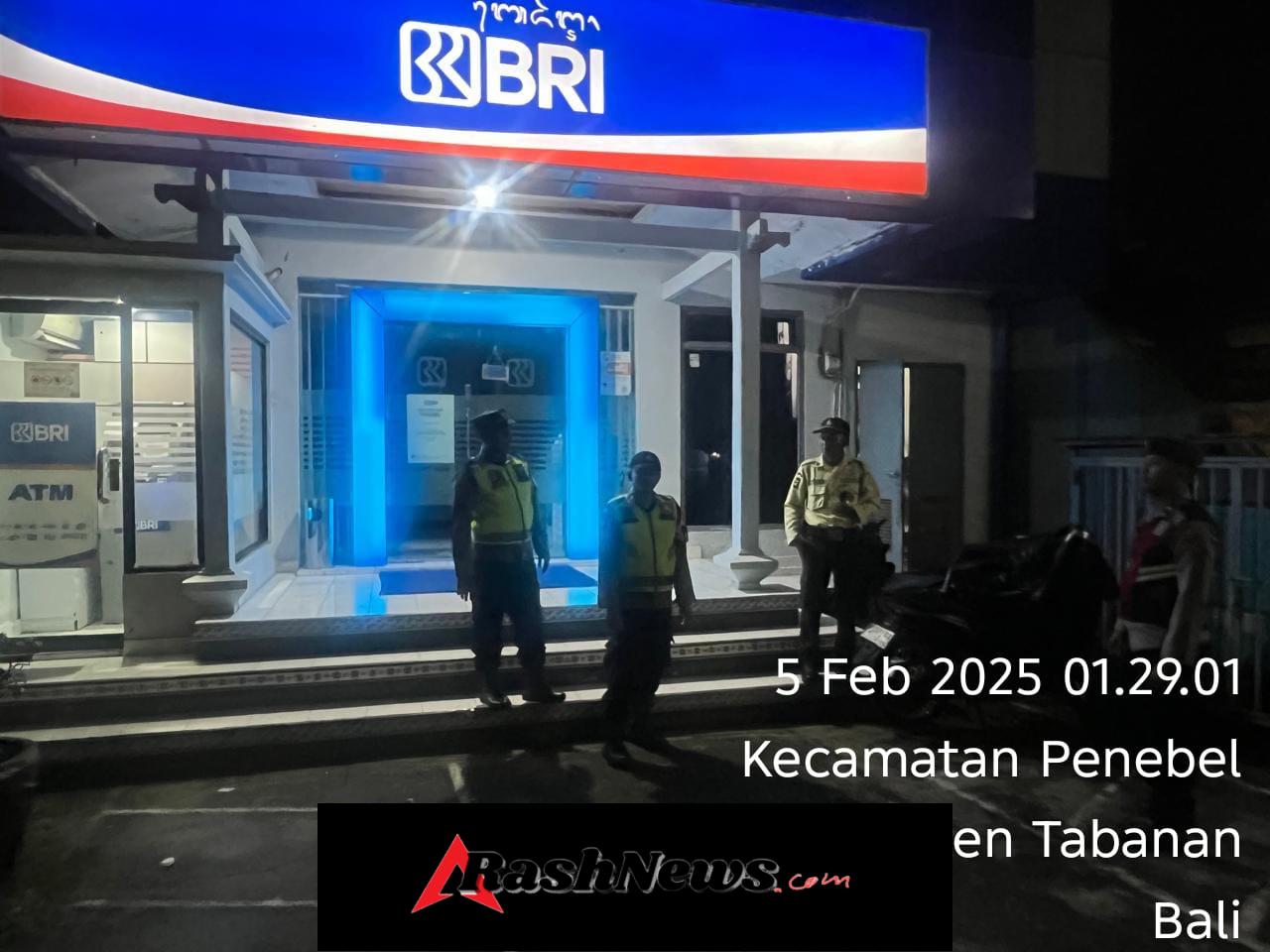 Antisipasi Gangguan Kamtibmas Polsek Penebel Patroli Subuh