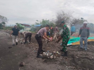 Danramil Kempo Jadi Motor Penggerak Sinergi Bersih Lingkungan