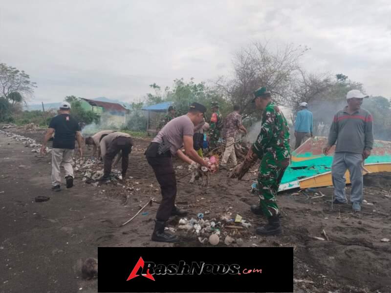 Danramil Kempo Jadi Motor Penggerak Sinergi Bersih Lingkungan